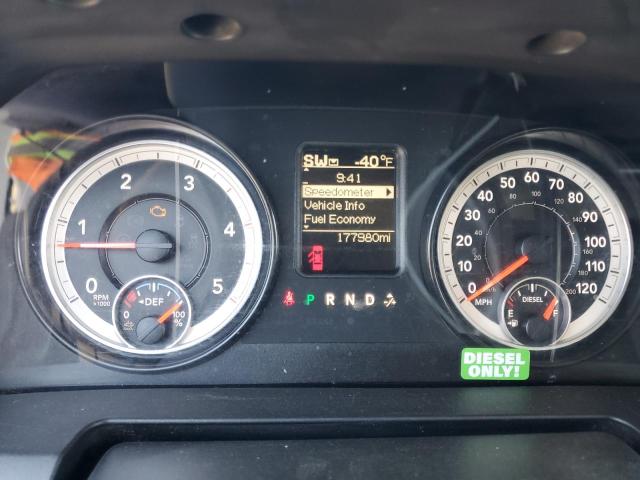 3C7WRTCL2FG672091 - 2015 RAM 3500 WHITE photo 9