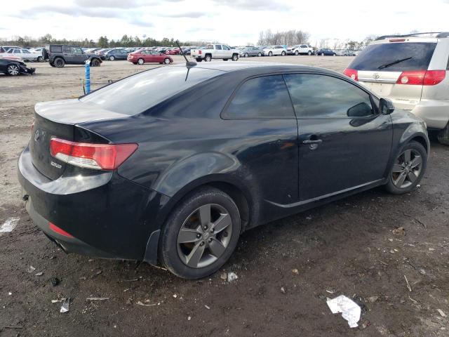 KNAFU6A21B5461678 - 2011 KIA FORTE EX BLACK photo 3