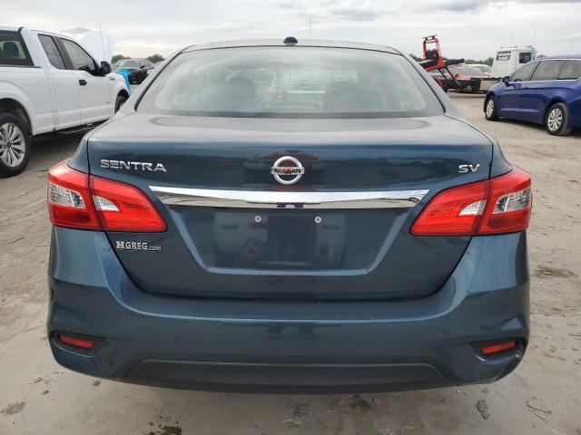 3N1AB7AP7GY224579 - 2016 NISSAN SENTRA S BLUE photo 6