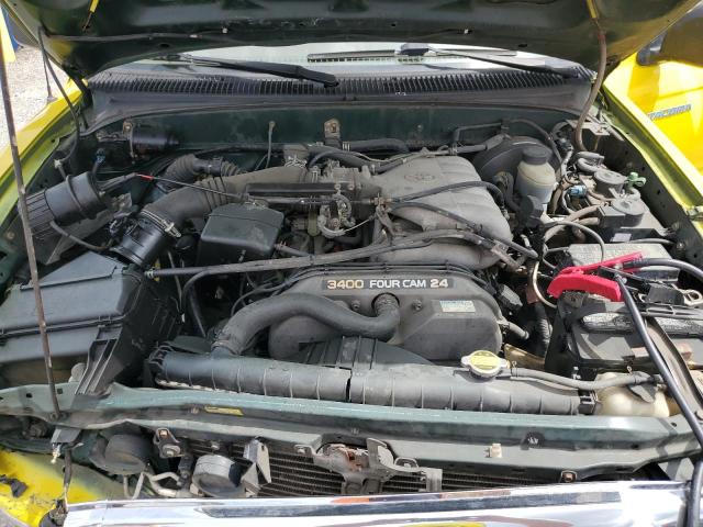 5TESN92N11Z813985 - 2001 TOYOTA TACOMA XTRACAB PRERUNNER YELLOW photo 11
