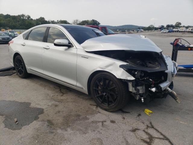 KMHGN4JE9FU093549 - 2015 HYUNDAI GENESIS 3.8L ვერცხლისფერი ფოტო 4