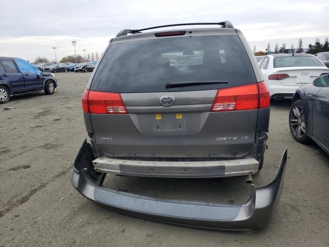 5TDZA23CX4S042961 - 2004 TOYOTA SIENNA CE GRAY photo 6