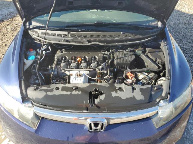 1HGFA16828L090435 - 2008 HONDA CIVIC EX BLUE photo 11