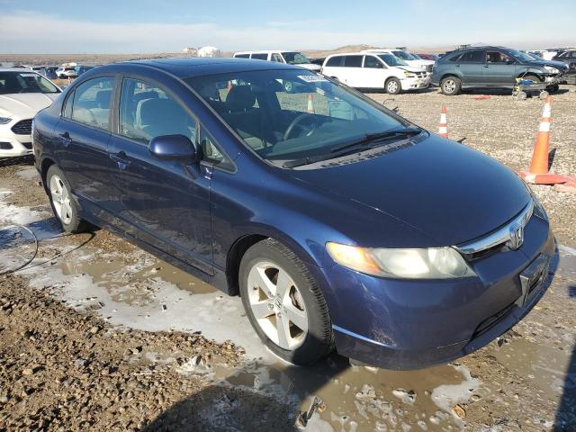 1HGFA16828L090435 - 2008 HONDA CIVIC EX BLUE photo 4