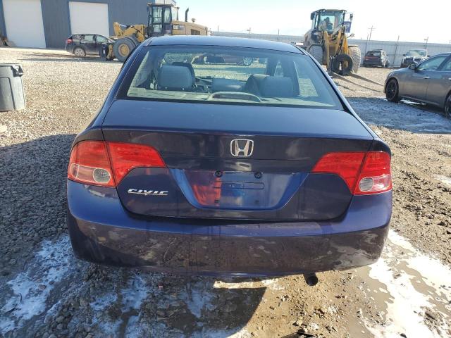 1HGFA16828L090435 - 2008 HONDA CIVIC EX BLUE photo 6