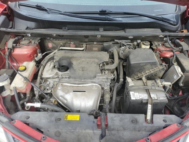 2T3WFREV9FW207296 - 2015 TOYOTA RAV4 XLE RED photo 11