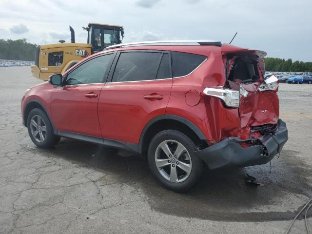 2T3WFREV9FW207296 - 2015 TOYOTA RAV4 XLE RED photo 2