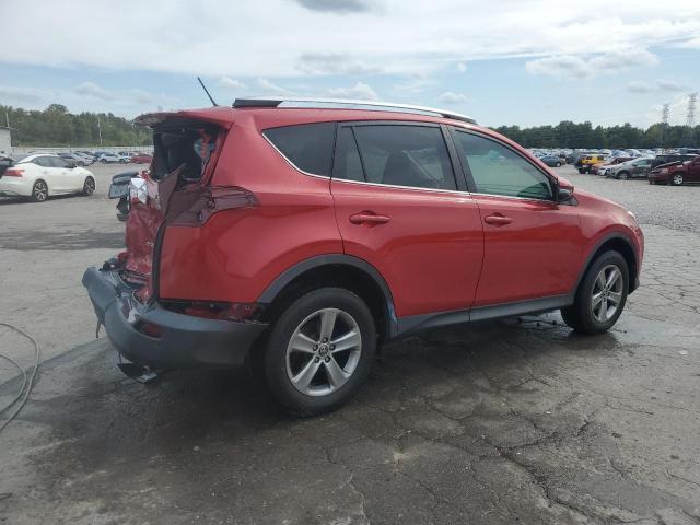 2T3WFREV9FW207296 - 2015 TOYOTA RAV4 XLE RED photo 3