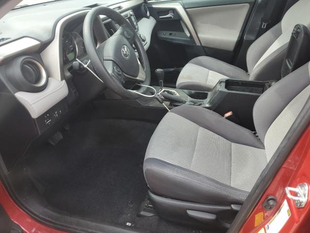 2T3WFREV9FW207296 - 2015 TOYOTA RAV4 XLE RED photo 7