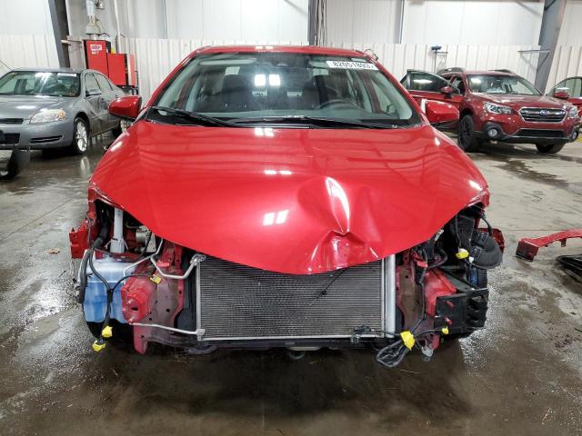 2T1BURHE9HC757322 - 2017 TOYOTA COROLLA L RED photo 5