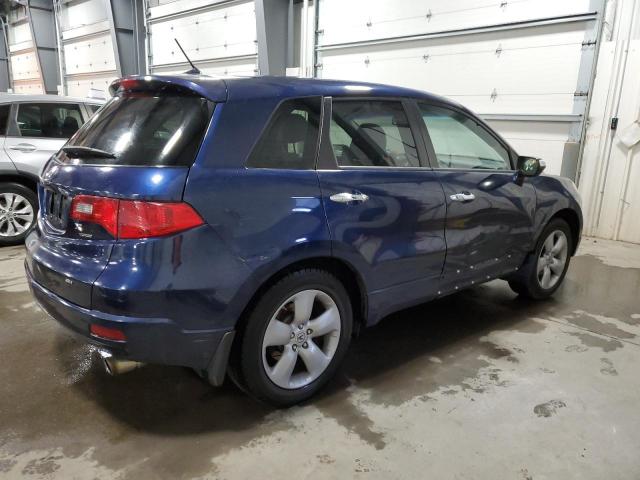 5J8TB18249A007206 - 2009 ACURA RDX BLUE photo 3