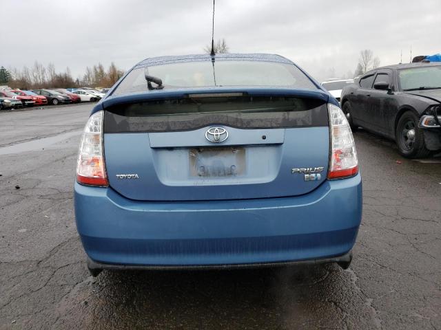 JTDKB20U577089261 - 2007 TOYOTA PRIUS BLUE photo 6