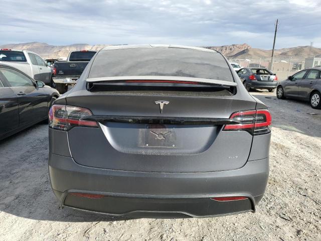 7SAXCBE62NF333536 - 2022 TESLA MODEL X CHARCOAL photo 6