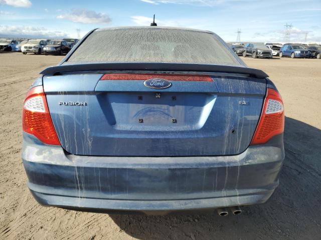 3FAHP0HA6AR189188 - 2010 FORD FUSION SE BLUE photo 6