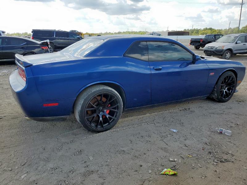 2B3CJ7DJ8BH504950 - 2011 DODGE CHALLENGER SRT-8 BLUE photo 3