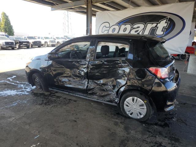 ML32AUHJ0MH012220 - 2021 MITSUBISHI MIRAGE ES BLACK photo 2