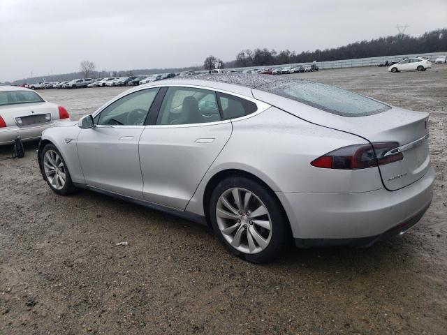 5YJSA1CP4DFP25726 - 2013 TESLA MODEL S GRAY photo 2