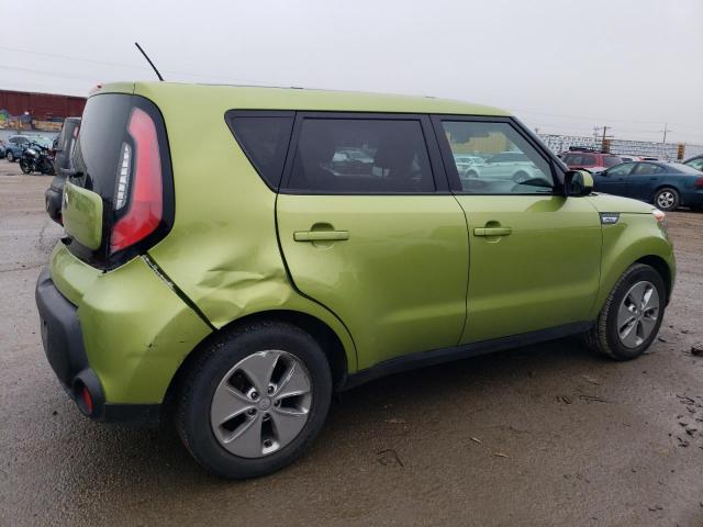 KNDJN2A22F7786952 - 2015 KIA SOUL GREEN photo 3