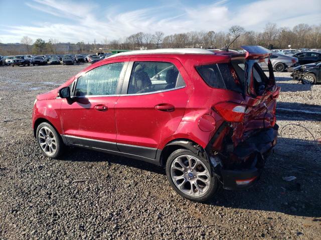 MAJ6S3KL5KC297741 - 2019 FORD ECOSPORT TITANIUM RED photo 2