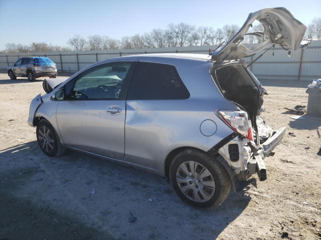 VNKJTUD33EA009033 - 2014 TOYOTA YARIS SILVER photo 2