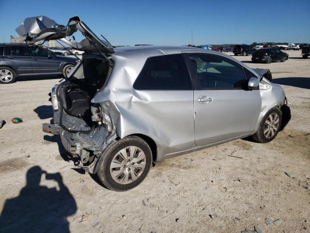 VNKJTUD33EA009033 - 2014 TOYOTA YARIS SILVER photo 3