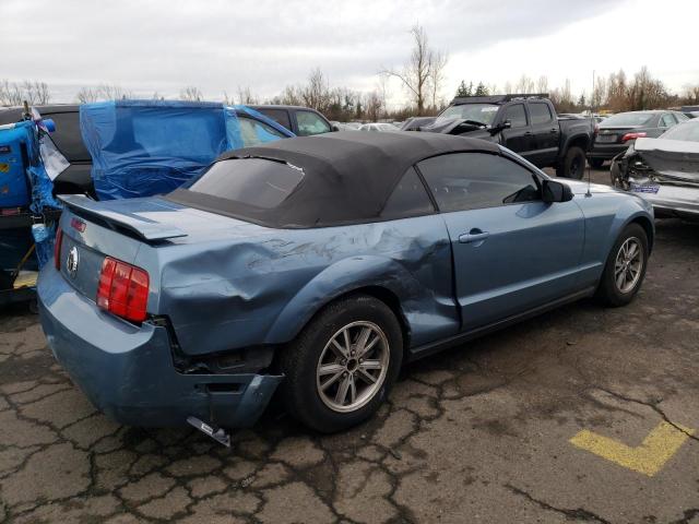 1ZVFT84N955231864 - 2005 FORD MUSTANG BLUE photo 3