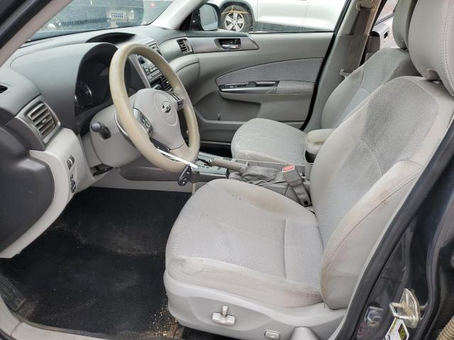 JF2SHADC1DH418460 - 2013 SUBARU FORESTER 2.5X PREMIUM GRAY photo 7