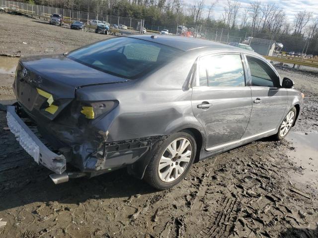 4T1BK3DB1BU388363 - 2011 TOYOTA AVALON BASE GRAY photo 3