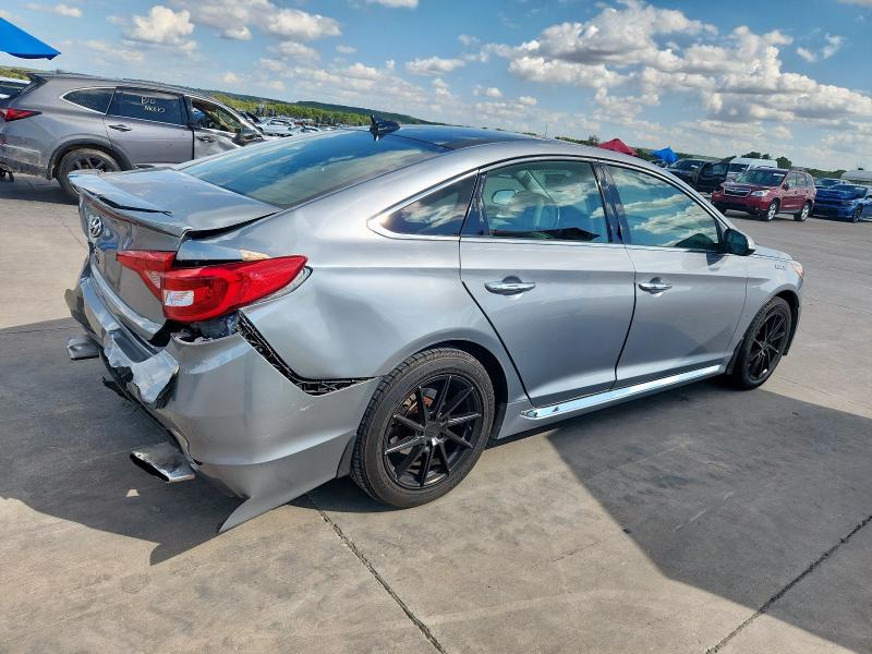 5NPE34AF4FH201385 - 2015 HYUNDAI SONATA SPORT GRAY photo 3