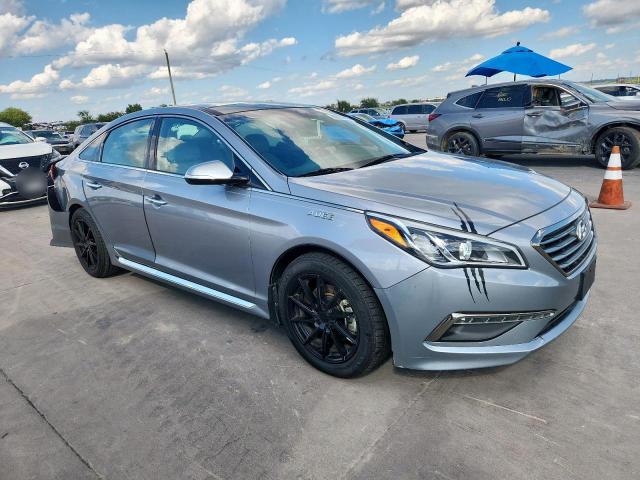 5NPE34AF4FH201385 - 2015 HYUNDAI SONATA SPORT GRAY photo 4