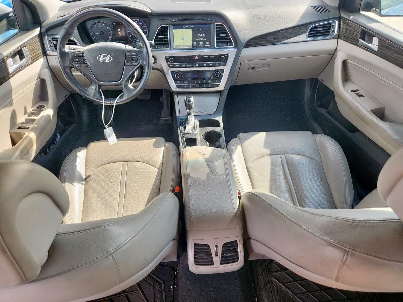 5NPE34AF4FH201385 - 2015 HYUNDAI SONATA SPORT GRAY photo 8