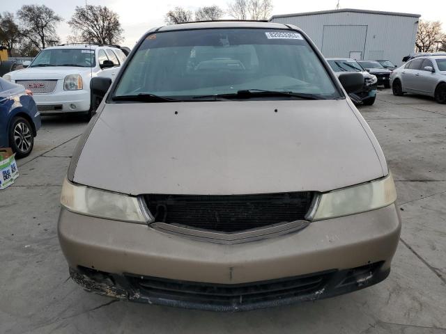 5FNRL18514B108025 - 2004 HONDA ODYSSEY LX GOLD photo 5