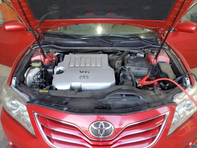 4T1BK3EK3BU619715 - 2011 TOYOTA CAMRY SE 红色 照片 11