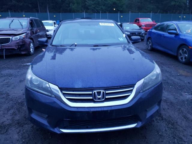 1HGCR2F76EA100593 - 2014 HONDA ACCORD EX BLUE photo 5