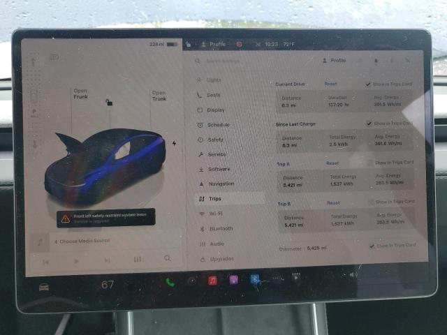 7SAYGDEE8TA432965 - 2026 TESLA MODEL Y أزرق صورة 9