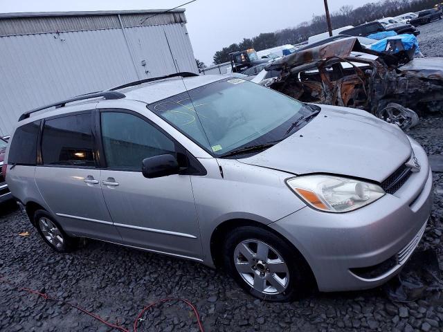 5TDZA23C74S154021 - 2004 TOYOTA SIENNA CE SILVER photo 4