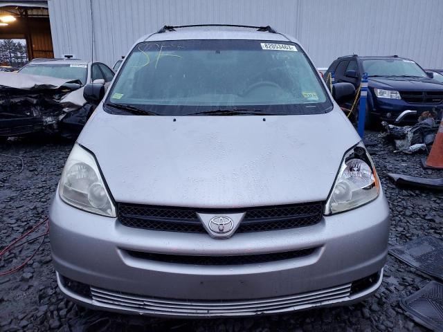 5TDZA23C74S154021 - 2004 TOYOTA SIENNA CE SILVER photo 5