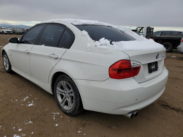 WBAVC93568K037141 - 2008 BMW 328 XI WHITE photo 2