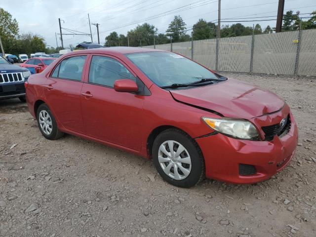 2T1BU4EE2AC520426 - 2010 TOYOTA COROLLA BASE RED photo 4