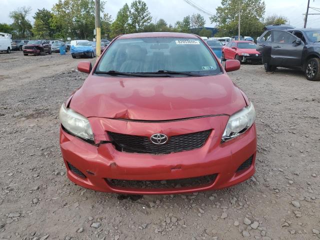 2T1BU4EE2AC520426 - 2010 TOYOTA COROLLA BASE RED photo 5