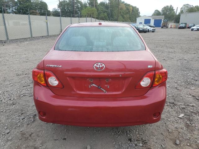 2T1BU4EE2AC520426 - 2010 TOYOTA COROLLA BASE RED photo 6