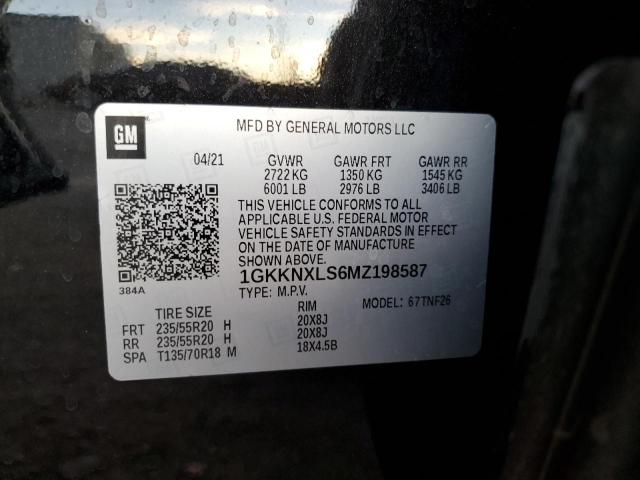 1GKKNXLS6MZ198587 - 2021 GMC ACADIA DENALI 黑色 照片 14