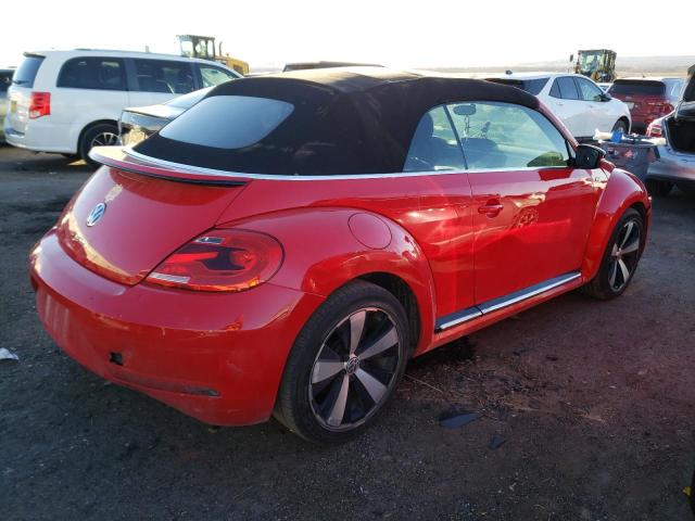 3VW7T7ATXEM803360 - 2014 VOLKSWAGEN BEETLE TURBO RED photo 3