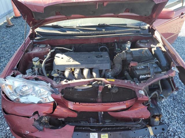 1NXBR32E95Z450699 - 2005 TOYOTA COROLLA CE RED photo 11