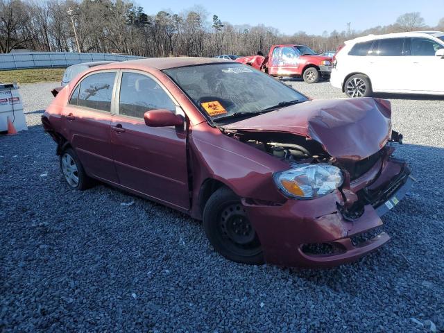 1NXBR32E95Z450699 - 2005 TOYOTA COROLLA CE RED photo 4