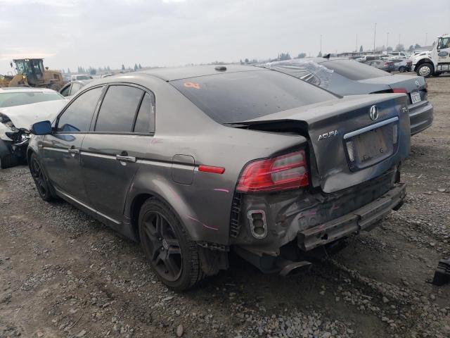 19UUA66278A036592 - 2008 ACURA TL GRAY photo 2