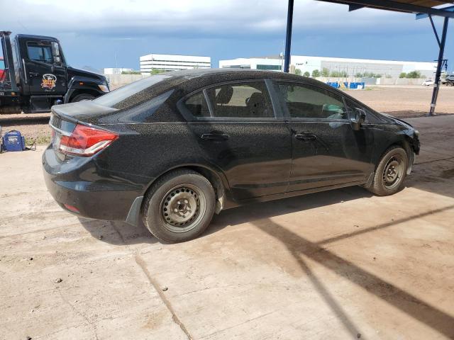 2HGFB2F51EH558897 - 2014 HONDA CIVIC LX BLACK photo 3
