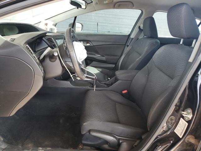 2HGFB2F51EH558897 - 2014 HONDA CIVIC LX BLACK photo 7