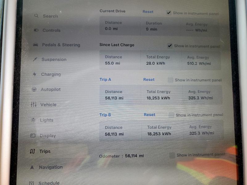 5YJSA1E26LF414055 - 2020 TESLA MODEL S Beyaz fotoğraf 9