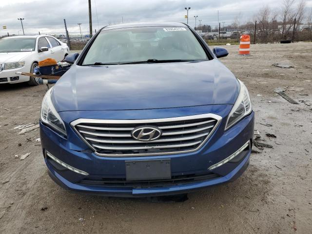 5NPE24AF8FH180253 - 2015 HYUNDAI SONATA SE BLUE photo 5